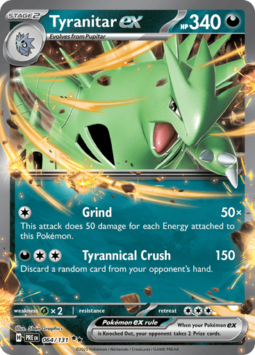 Tyranitar ex – Double Rare – 064/131 – Prismatic Evolutions