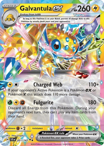 Galvantula ex – Double Rare – 051/142 – Stellar Crown