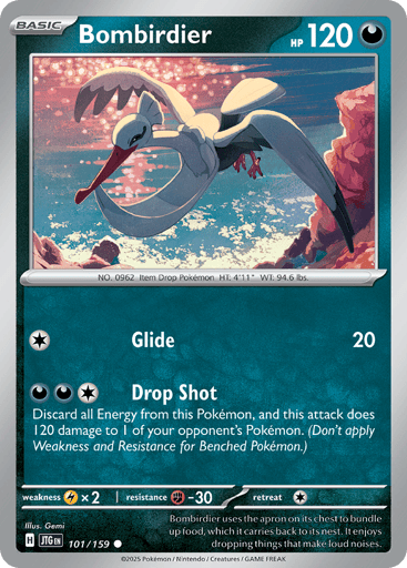 Bombirdier – Common Reverse Holo – 101/159 – Journey Together