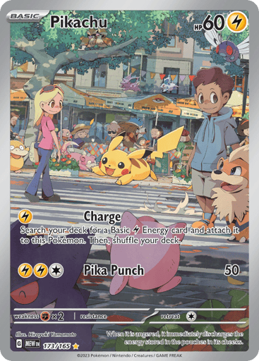 Pikachu – Illustration Rare – 173/165 – S&V 151