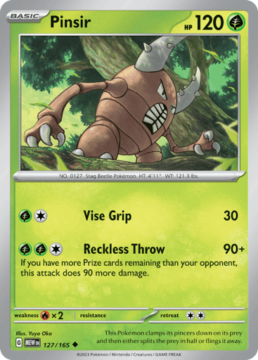 Pinsir – Uncommon – 127/165 – S&V 151