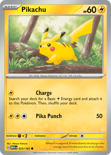 Pikachu – Common – 025/165 – S&V 151