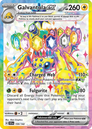Galvantula ex – Ultra Rare – 159/142 – Stellar Crown