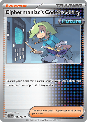 Ciphermaniac's Codebreaking – Uncommon – 145/162 – Temporal Forces