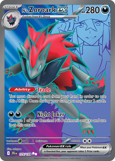 N’s Zoroark ex – Ultra Rare – 175/159 – Journey Together