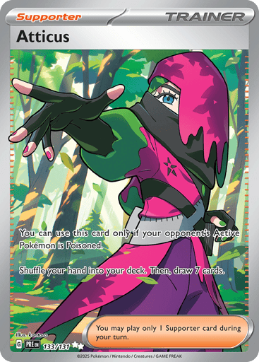 Atticus – Ultra Rare – 133/131 – Prismatic Evolutions