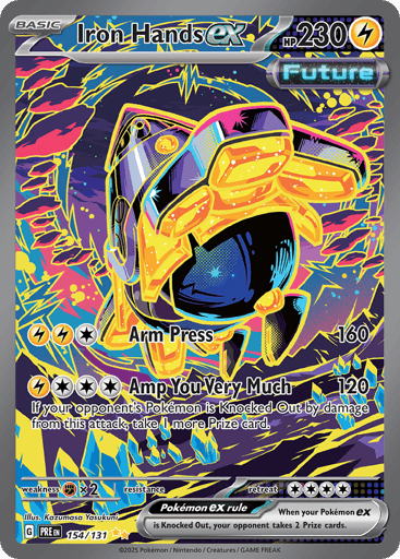 Iron Hands ex – Special Illustration Rare – 154/131 – Prismatic Evolutions