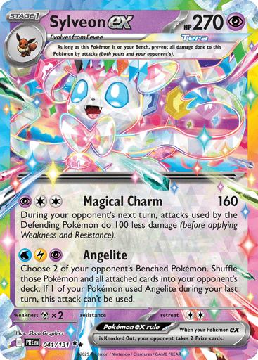 Sylveon ex – Double Rare – 041/131 – Prismatic Evolutions
