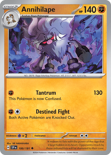 Annihilape – Uncommon – 100/191 – Surging Sparks