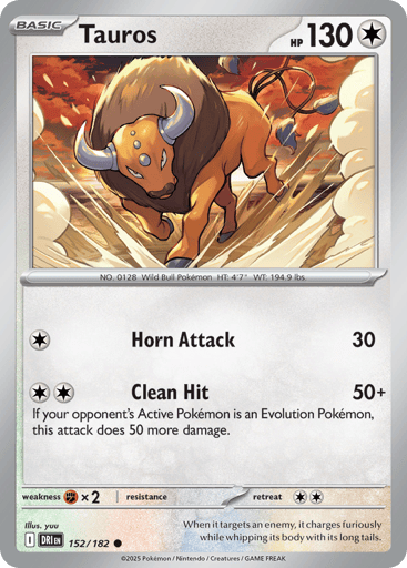 Tauros – Common – 152/182 – Destined Rivals