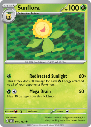 Sunflora – Uncommon – 007/167 – Twilight Masquerade