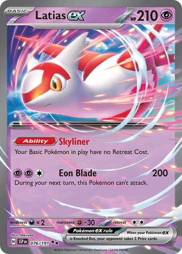 Latias ex – Double Rare – 076/191 – Surging Sparks