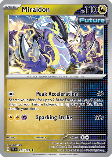 Miraidon – Rare Holo – 121/162 – Temporal Forces