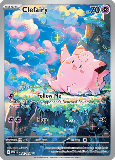 Clefairy – Illustration Rare – 094/088 – Perfect Order