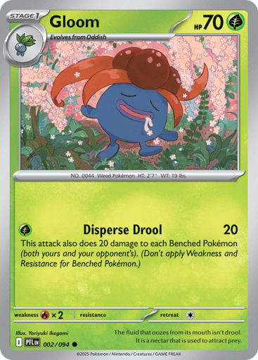 Gloom – Common Reverse Holo – 002/094 – Phantasmal Flames