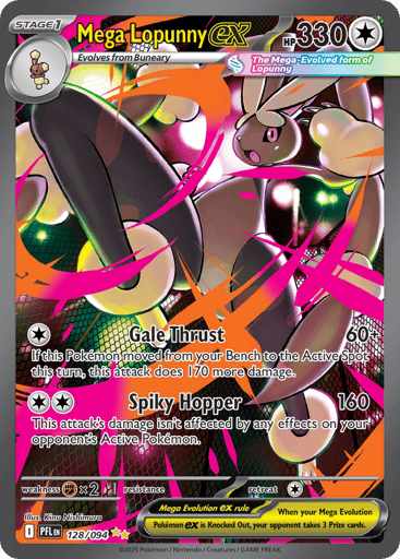 Mega Lopunny ex – Special Illustration Rare – 128/094 – Phantasmal Flames