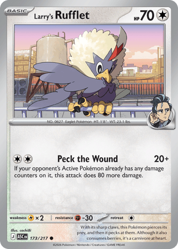 Larry’s Rufflet – Common – 173/217 – Ascended Heroes
