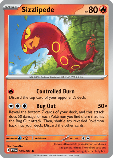 Sizzlipede – Common – 009/084 – Pitch Black
