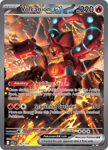 Volcanion ex – Special Illustration Rare – 182/159 – Journey Together