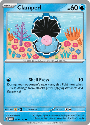 Clamperl – Common – 054/182 – Destined Rivals