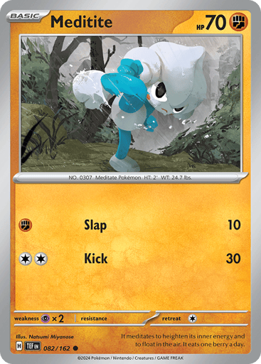 Meditite – Common Reverse Holo – 082/162 – Temporal Forces
