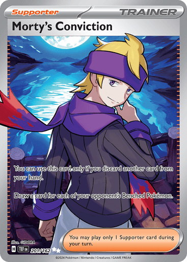 Morty's Conviction – Ultra Rare – 201/162 – Temporal Forces