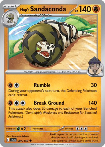 Hop’s Sandaconda – Uncommon – 087/159 – Journey Together