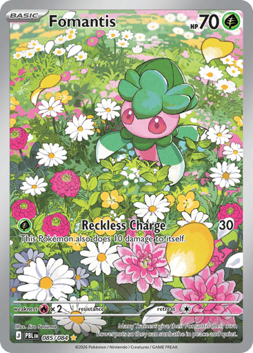 Fomantis – Illustration Rare – 085/084 – Pitch Black