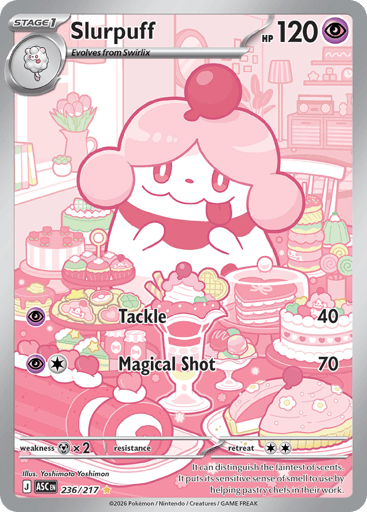 Slurpuff – Illustration Rare – 236/217 – Ascended Heroes