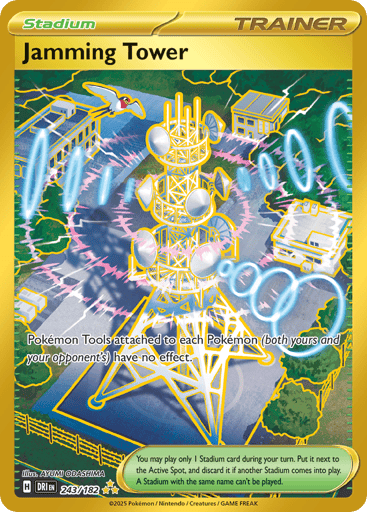 Jamming Tower – Hyper Rare – 243/182 – Destined Rivals