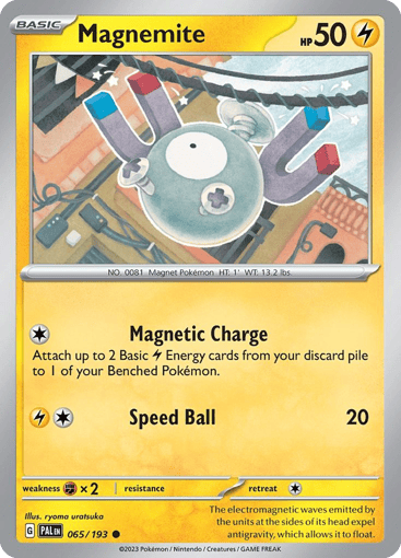 Magnemite – Common Reverse Holo – 065/193 – Paldea Evolved