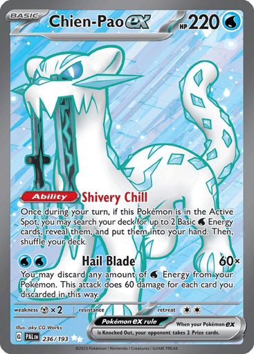 Chien-Pao ex – Ultra Rare – 236/193 – Paldea Evolved