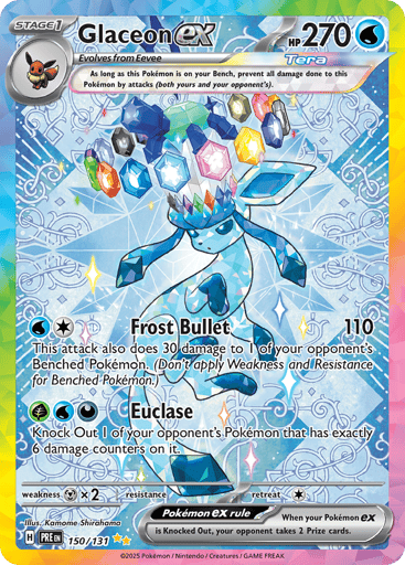 Glaceon ex – Special Illustration Rare – 150/131 – Prismatic Evolutions