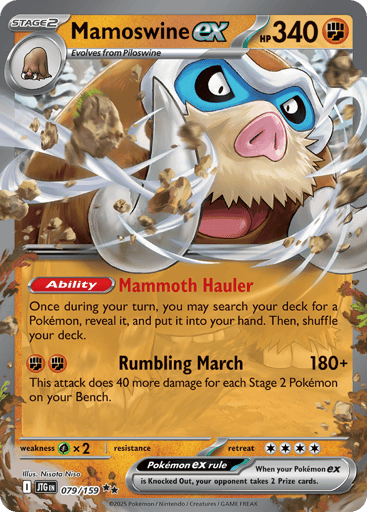 Mamoswine ex – Double Rare – 079/159 – Journey Together