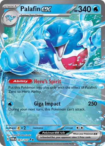 Palafin ex – Double Rare – 061/167 – Twilight Masquerade