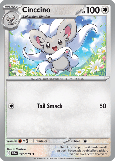 Cinccino – Uncommon – 126/159 – Journey Together