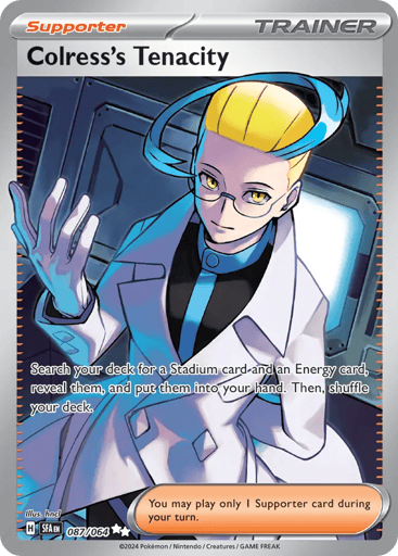 Colress's Tenacity – Ultra Rare – 087/064 – Shrouded Fable