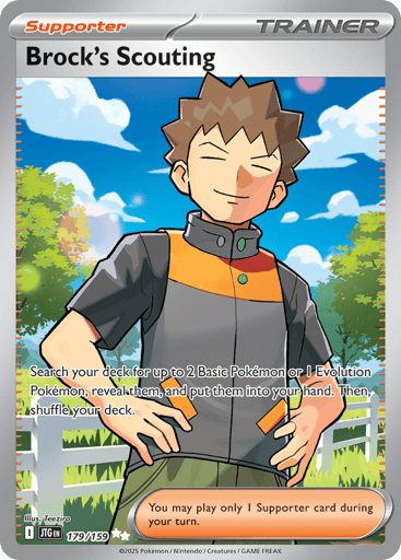 Brock’s Scouting – Ultra Rare – 179/159 – Journey Together