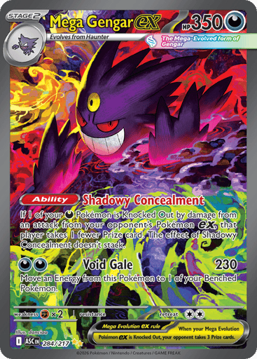 Mega Gengar ex – Special Illustration Rare – 284/217 – Ascended Heroes