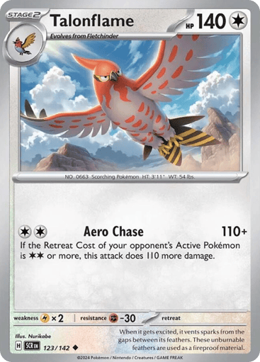 Talonflame – Uncommon – 123/142 – Stellar Crown