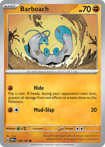 Barboach – Common – 108/197 – Obsidian Flames