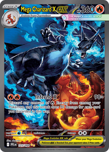 Mega Charizard X ex – Special Illustration Rare – 125/094 – Phantasmal Flames