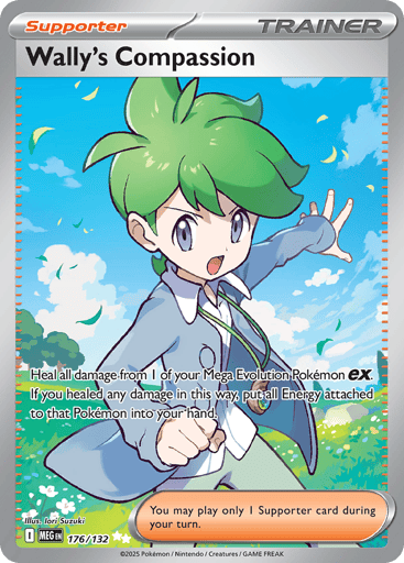 Wally’s Compassion – Ultra Rare – 176/132 – Mega Evolution