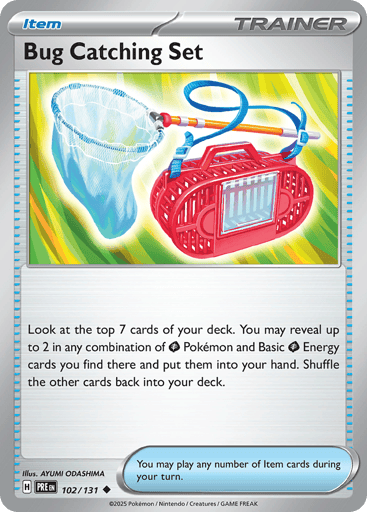 Bug Catching Set – Uncommon – 102/131 – Prismatic Evolutions