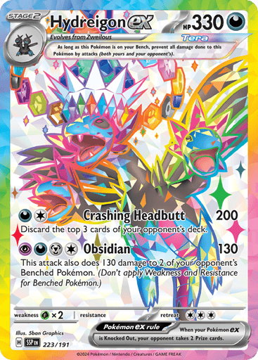 Hydreigon ex – Ultra Rare – 223/191 – Surging Sparks