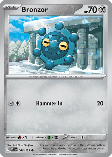 Bronzor – Common – 066/131 – Prismatic Evolutions