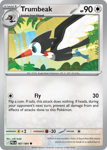 Trumbeak – Common Reverse Holo – 067/084 – Pitch Black