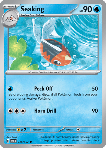 Seaking – Common Reverse Holo – 045/167 – Twilight Masquerade