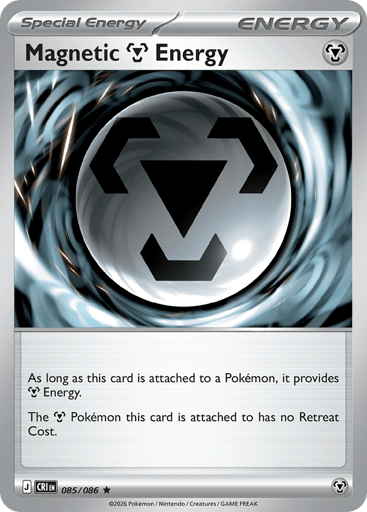 Magnetic Metal Energy – Rare Reverse Holo – 085/086 – Chaos Rising