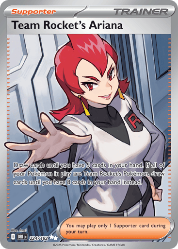 Team Rocket’s Ariana – Ultra Rare – 224/182 – Destined Rivals
